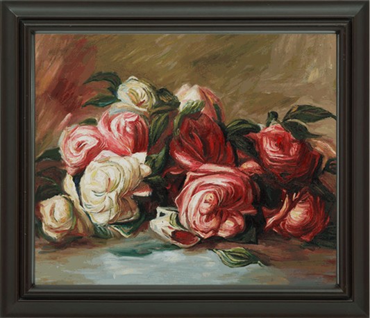 Discarded Roses - Pierre Auguste Renoir Painting